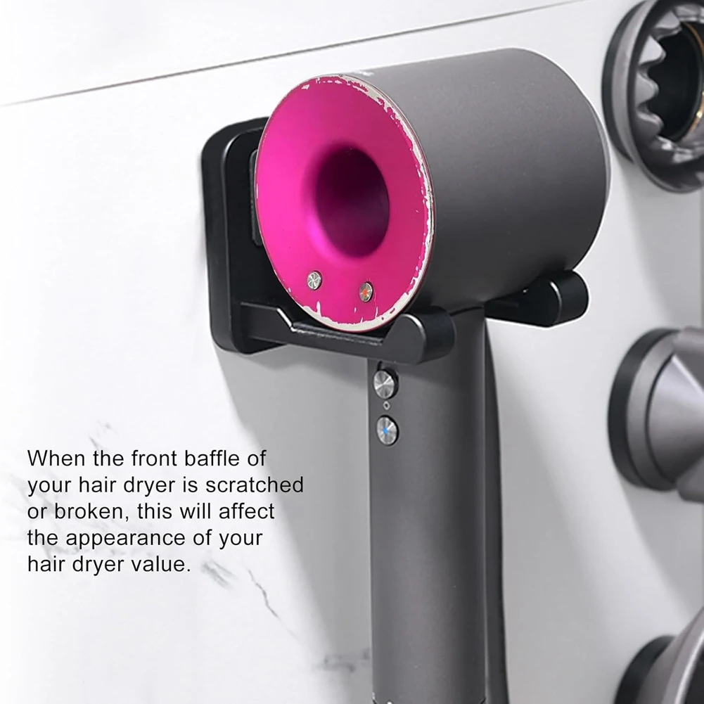 Для Dyson Supersonic HD01 HD02 HD03 HD07 HD08 Сменная передняя крышка фена, передняя перегородка, насадка для доски, серебристая Для Dyson Supersonic HD01 HD02 HD03 HD07 HD08 Сменная передняя крышка фена, передняя перегородка, насадка для доски, серебристая