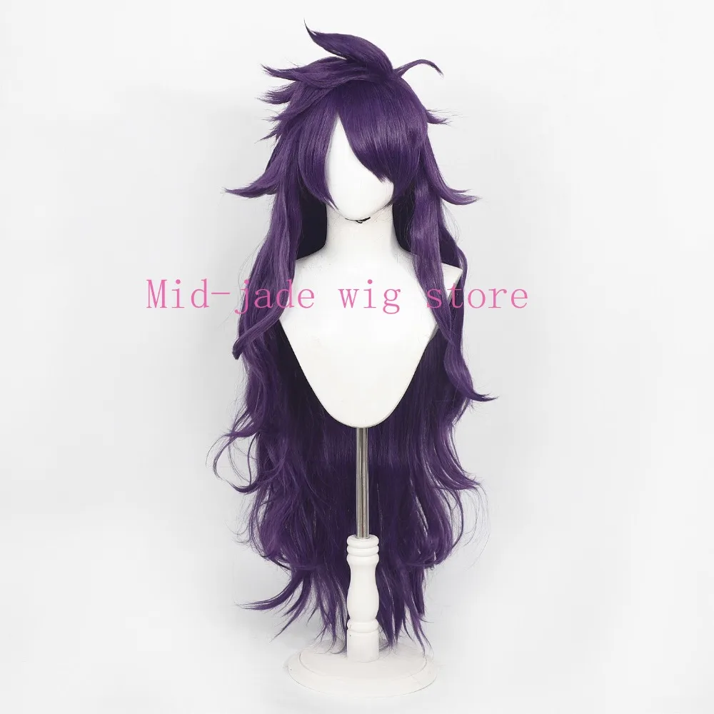 Anime Fengxi Cosplay Wig Purple Flipped Hair Realistic Scalp for Valentine Anime Event and Photography