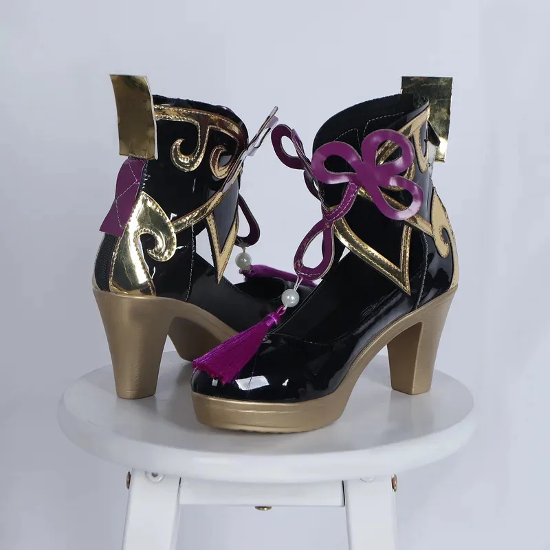 Honkai star rail zapatos de cosplay kafka danheng tingyun lobo plateado tingyun fuxuan seele herta 7 de marzo himeko hoja yukong zapatos