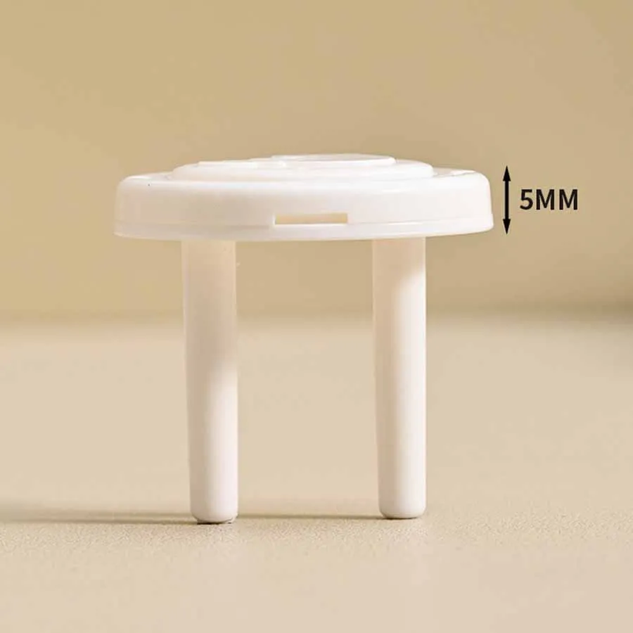 Cubierta protectora de enchufe de seguridad eléctrica para bebé, cubierta de enchufe antichoque eléctrico estándar europeo, protección segura para bebé, 5/10 Uds.