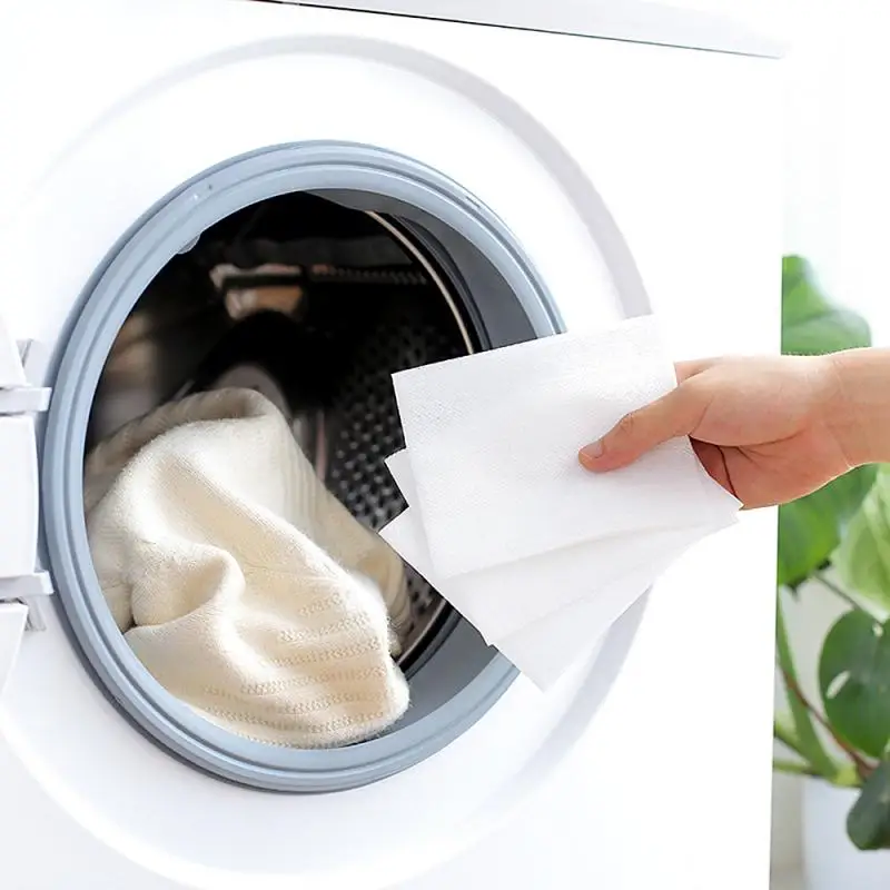 Anti-Dyeing Laundry Tablets Absorption Paper Cloth Washing Machine Cleaning Clothing Supplies Anti-Cross Color Laundry Sheets image 3