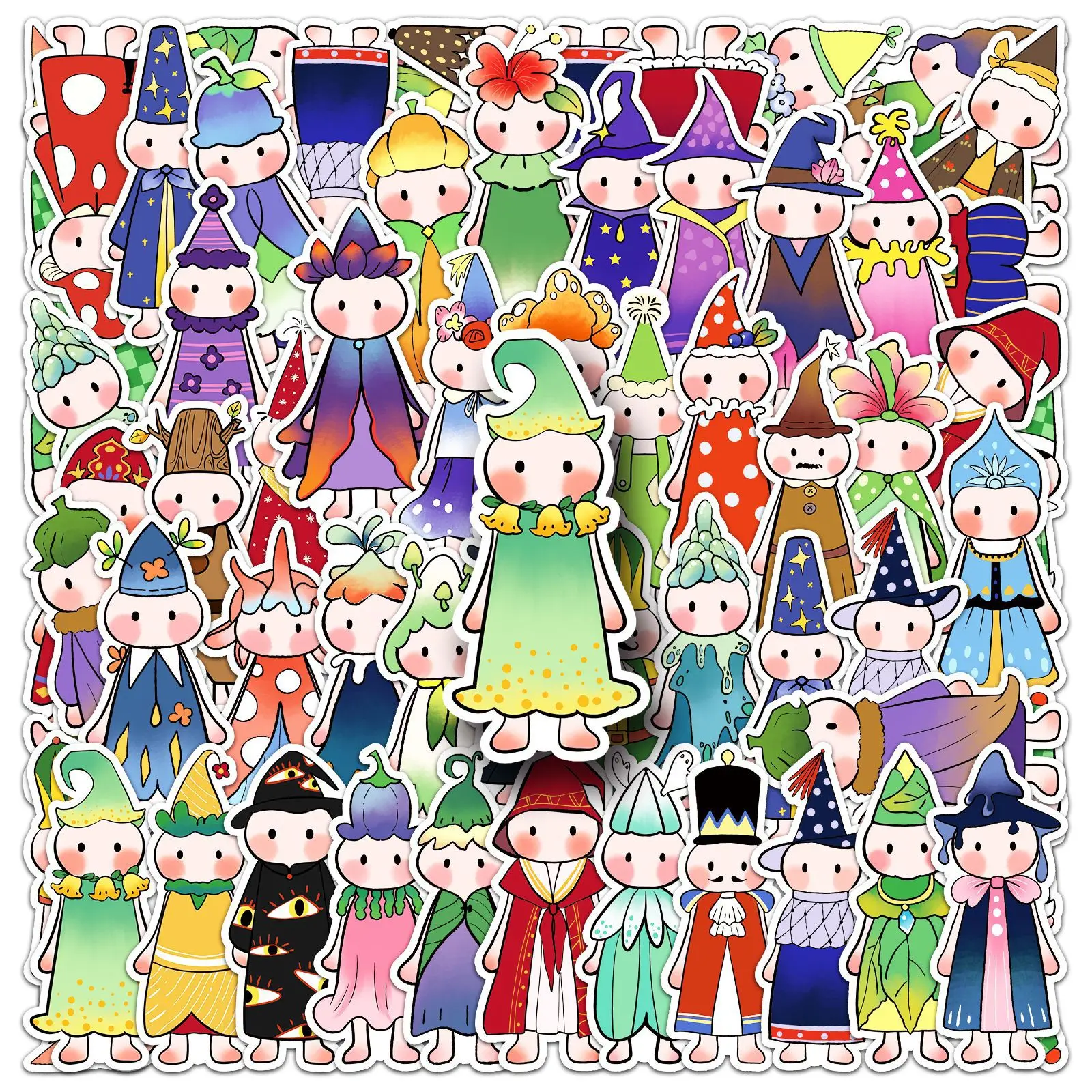 

10/50PCS Weird Little Man Graffiti Stickers Cute Cartoon Decal For Laptop Phone Guitar Skateboard Waterproof Sticker Kid Toys