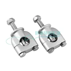 1 Pair 7/8 Inch Aluminum Motorcycle Handlebar Riser Handlebar Mounting Clamps for 22mm 2 Stroke Mini Motocross Motocross Parts