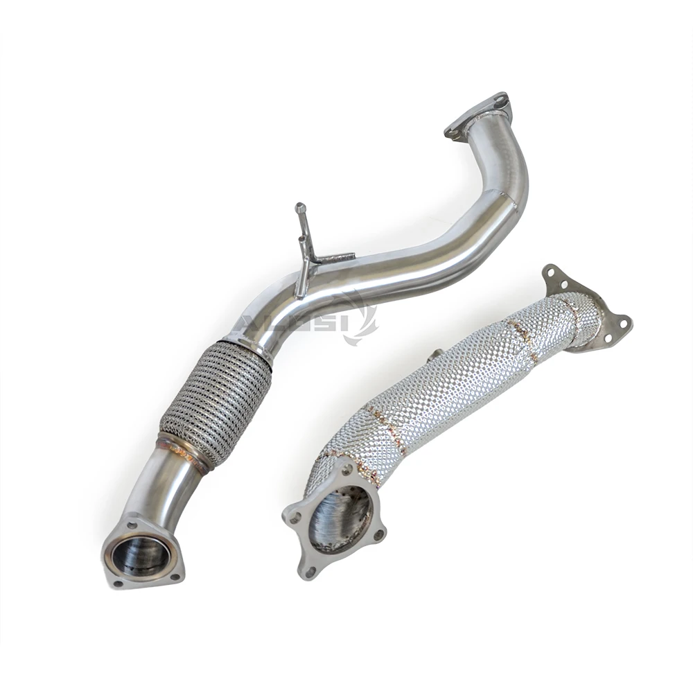 لهوندا سيفيك الجيل العاشر 1.5T 2016-2019 مع ماسورة العادم المعزولة ومصدر العادم عالي الأداء #5