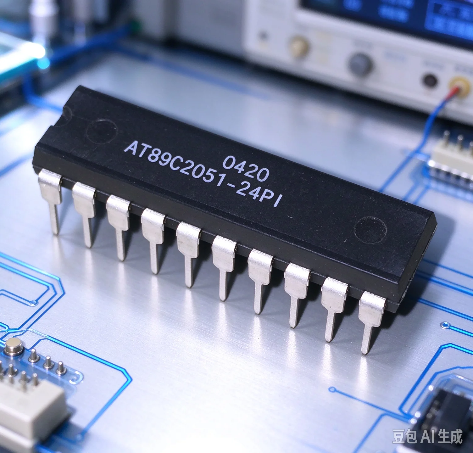 MCU for AT89C2051-24PI DIP20 AT89C2051-24PU 8-Bit Microcontroller, New Imported Original   10pcs