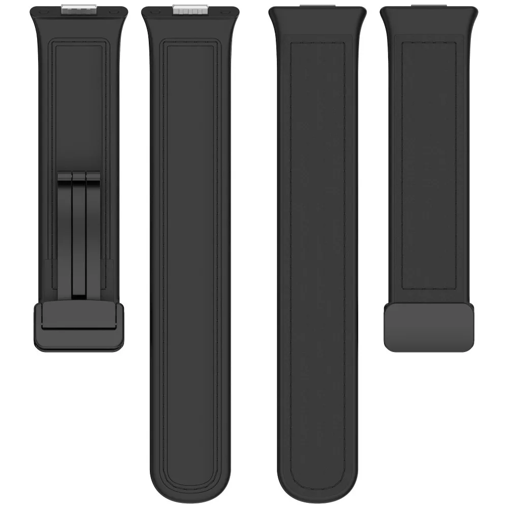 منتج جديد مناسب لساعة Huawei Watch Fit3، حزام جلدي من السيليكون الناعم، إبزيم مغناطيسي، سوار بديل ذكي