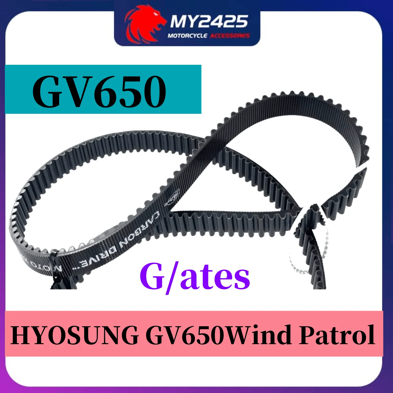 

Original Gate Motorcycle Belt For HYOSUNG GV650 Wind Patrol Extended Engine Belt