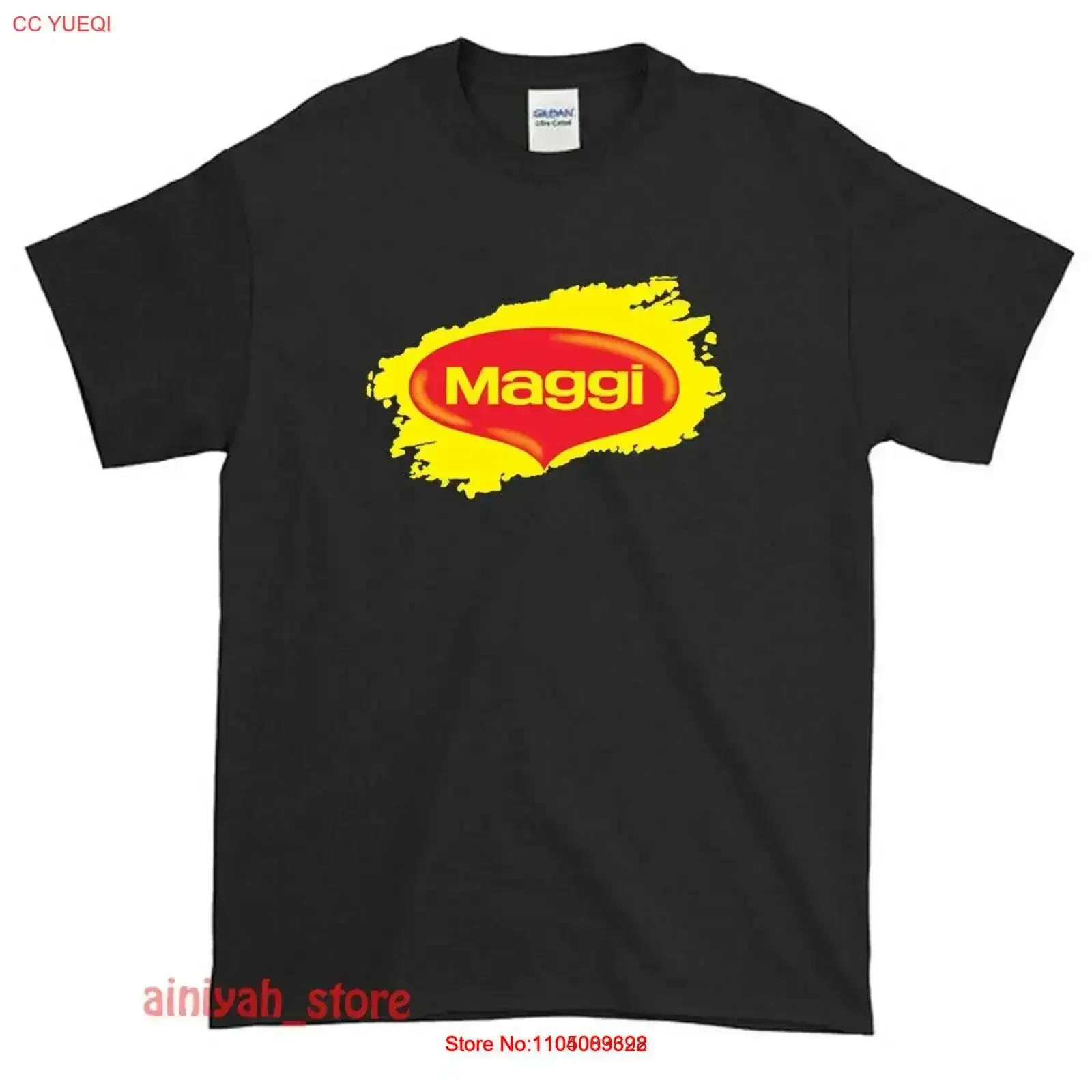 Nueva camiseta divertida con Logo de condimentos de salsa Maggi para hombre, talla estadounidense S XXL, Top lavado vintage para uso diario, versátil para hombre con estilo