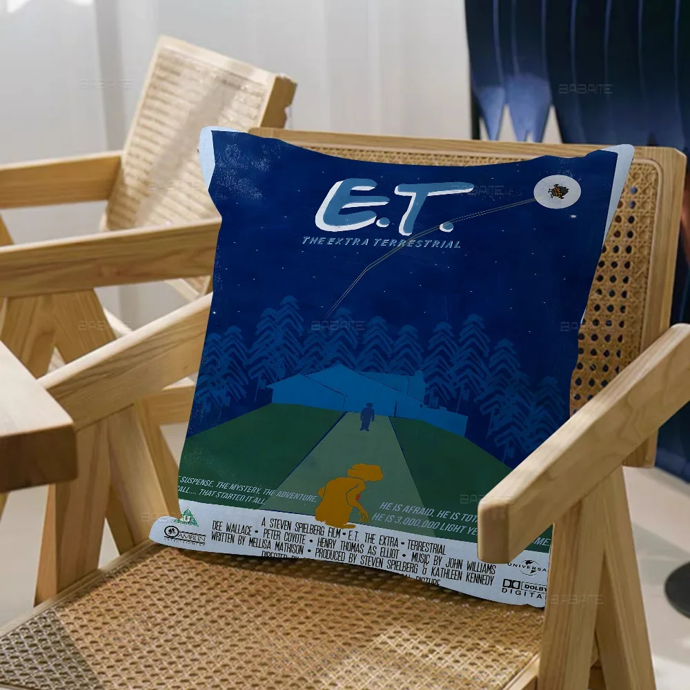 فيلم E.T. غطاء وسادة خارجي للديكور، أريكة ديكور المنزل، أكياس وسائد