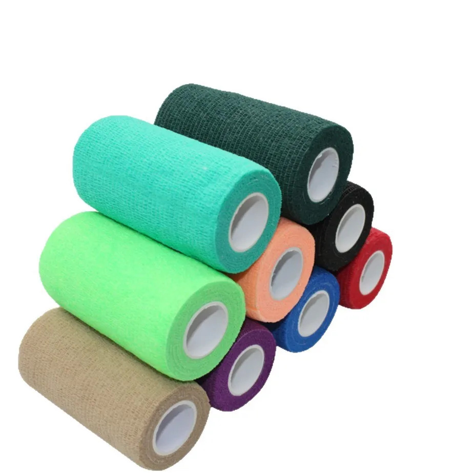 

1Pcs Self-Adhesive Elastic Bandage Breathable Cohesive Sports Tape Wrap for Finger, Wrist, Ankle & Muscle Injury Support