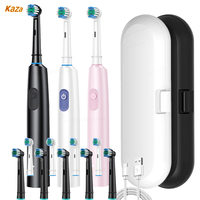 Smart Electric Toothbrush Rechargeable Tooth Brush 5 Mode Smart Timer Teeth Clean Electric Teethbrush with 8 Teethbrush Heads