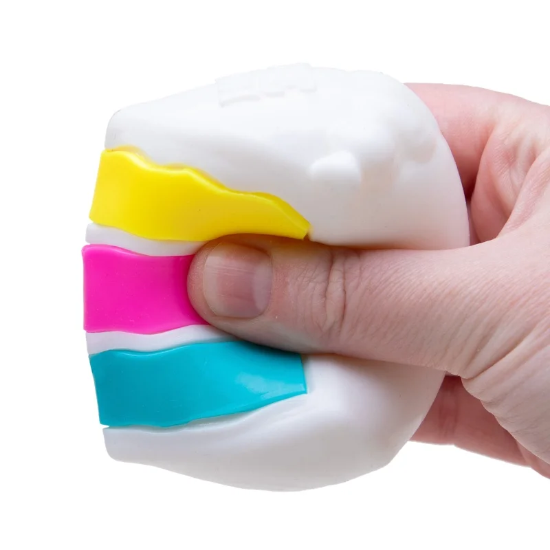 NeeDoh Peace O' Cake Fidget Sensorisches Spielzeug, Weicher TPR Anti-Angst Stressball zum Quetschen für Kinder und Erwachsene, Autismus, ADHS, Beruhigungsspielzeug – Detail 5
