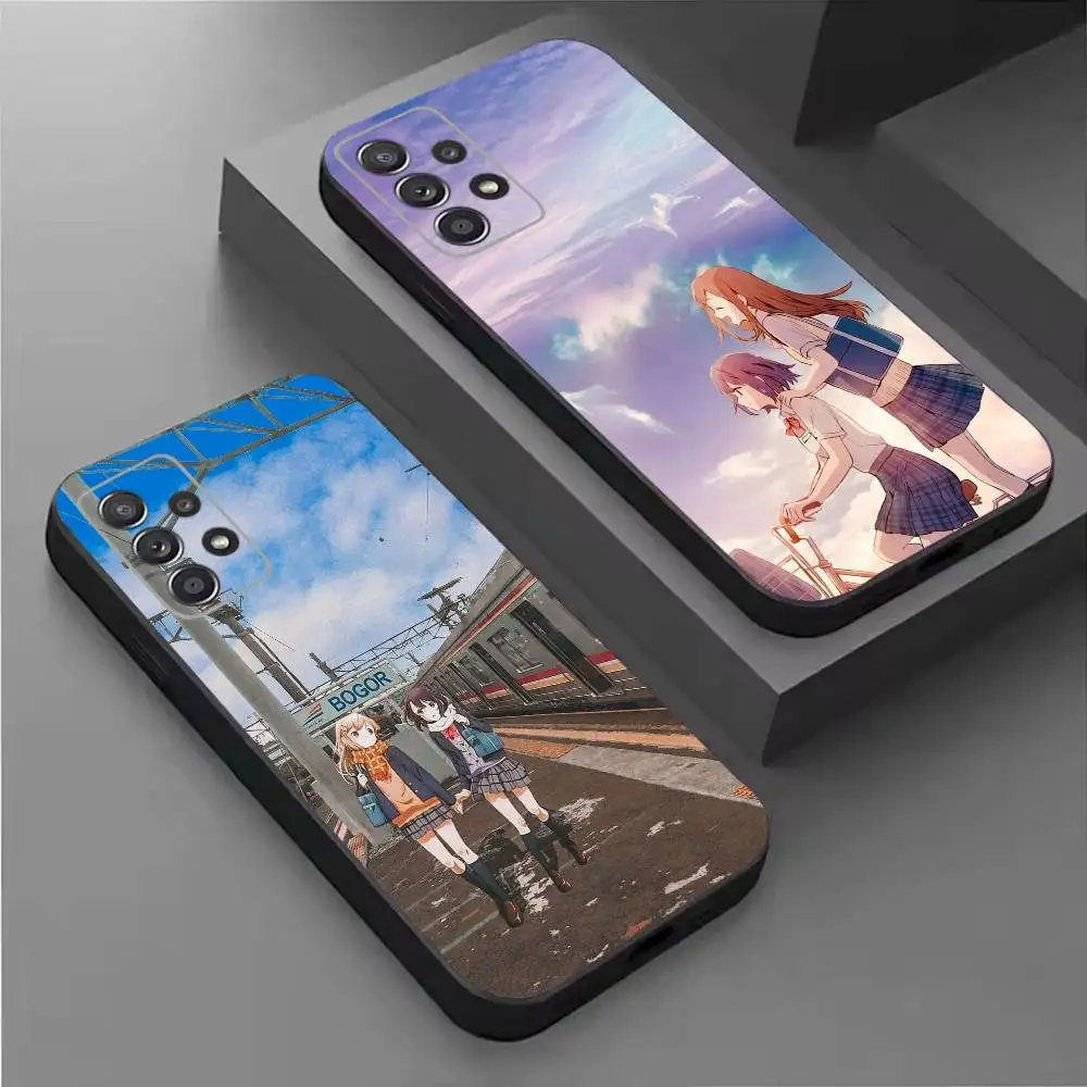 love Anime Adachi and Shimamura Phone Case For Samsung S26,25,24,21,22,21,20,10,9,8,7,6,5,Ultra,Plus,Fe,Lite Black Shell