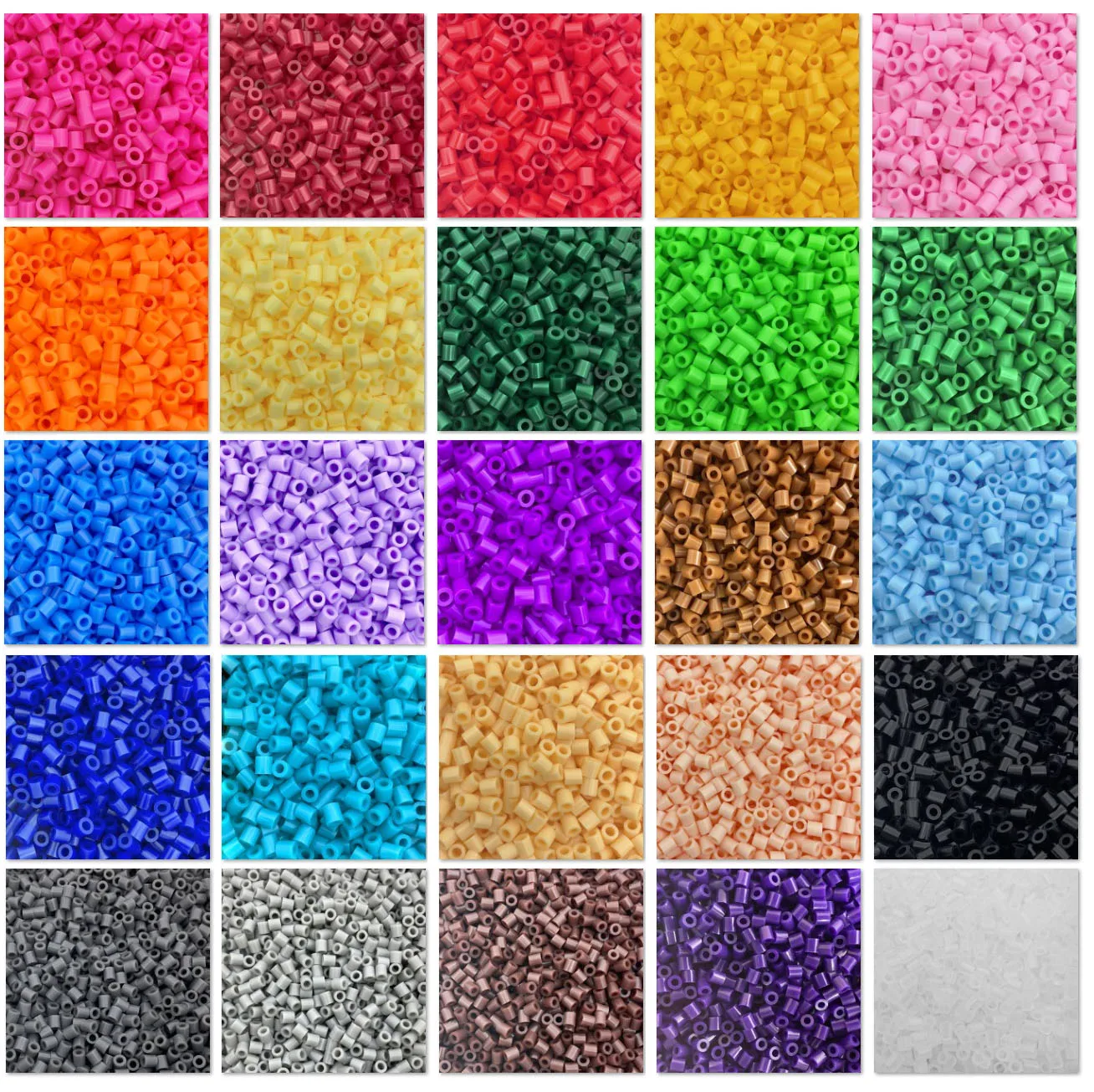 500pcs 5MM Pixel Puzzle Iron Beads for kids Perler Hama Beads Diy High Quality Handmade Gift toy Fuse Beads