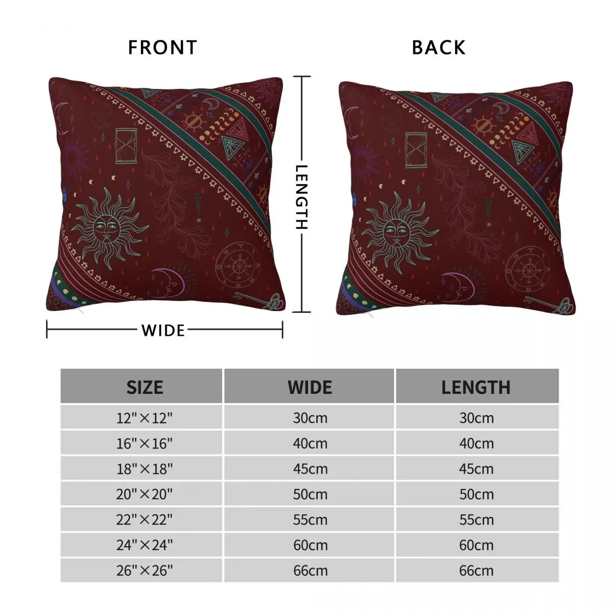 Pyramid Ari Square Pillowcase Polyester Linen Velvet Pattern Zip Decorative Pillow Case Sofa Seater Cushion Cover Wholesale 18