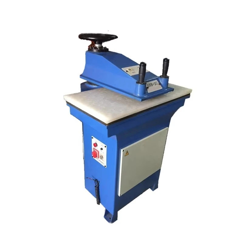 High Performance Leather Fabric Garment Shoe Manufacturing Applications Precision Swing Arm Hydraulic Cutting Equipment