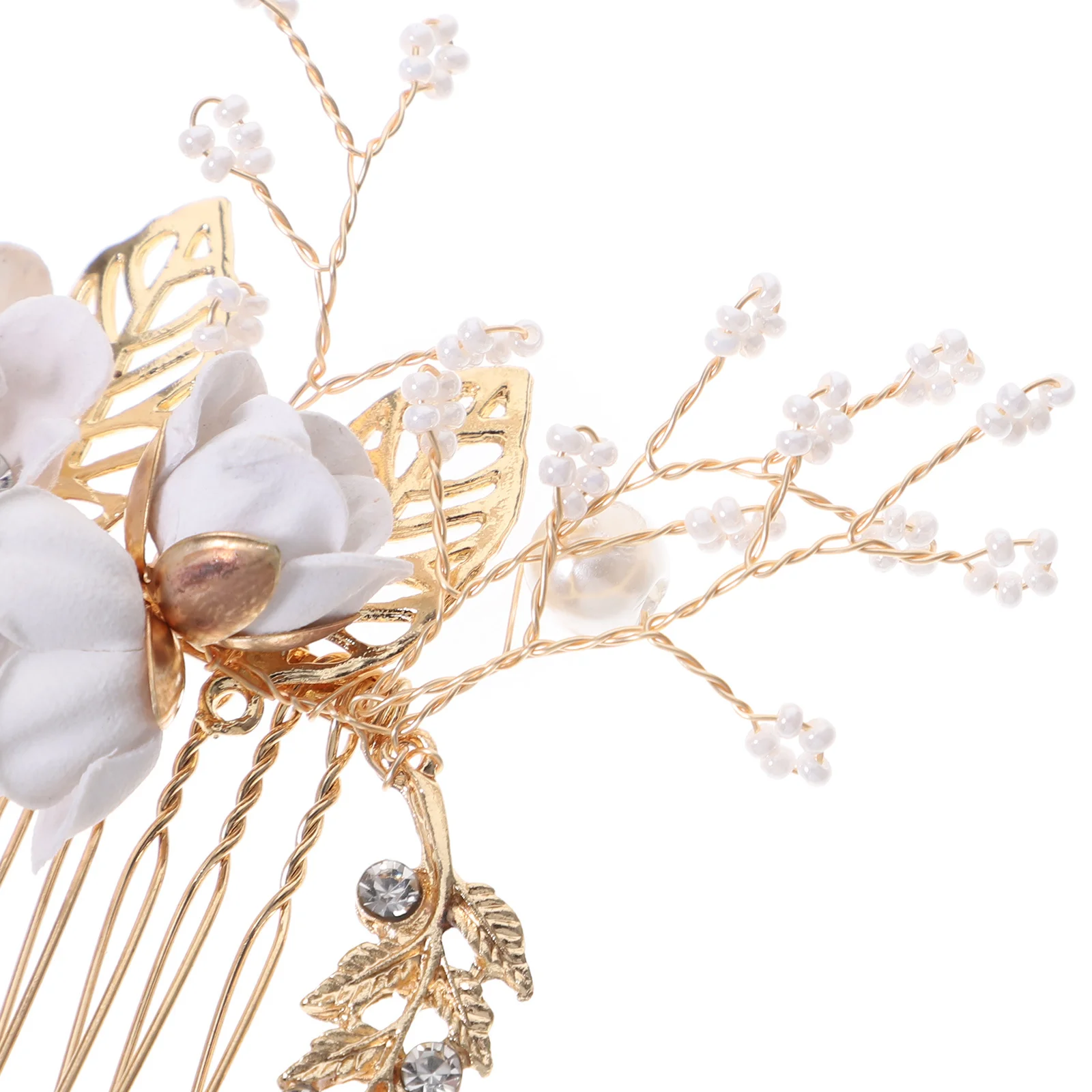 

4 Pcs Hair Stick Flower Pins for Floral Headpieces Hairpins Wedding Bridal Comb