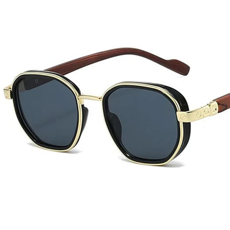 

Fashion Sun Glasse Unisex Anti-UV Spectacles Classic Eyeglasses Retro Ornamental Personality Polygon Sunglasses