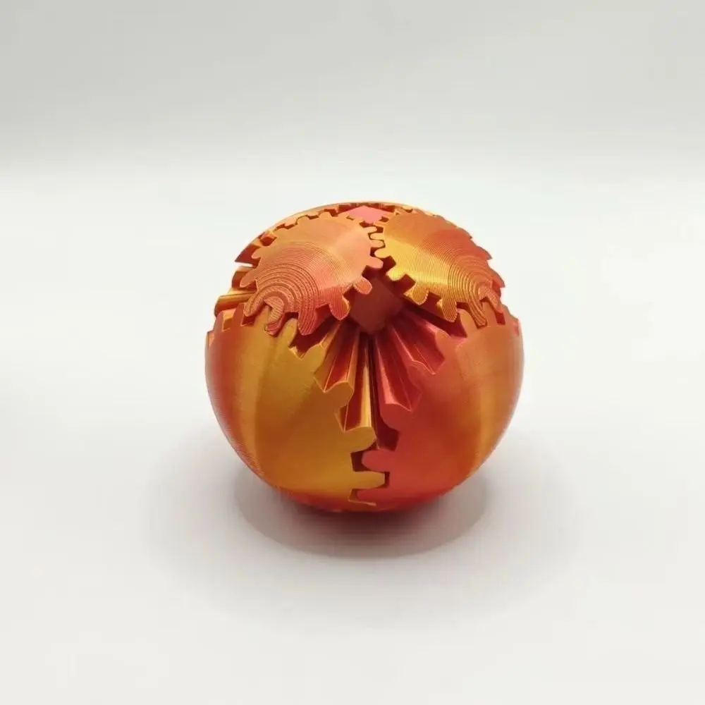 ลูกบอลสร้างสรรค์หลากสีสัน ผ่อนคลาย 3 มิติ พิมพ์ด้วยเทคโนโลยี ฟิดเจ็ต ซันนี่ น้ำหนักเบา บิดงอได้ หมุนได้ สำหรับวางบนโต๊ะ