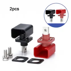 2PCS 200A All-copper Lithium Battery Post High-current Copper Terminal Battery Connector Energy Storage Terminal