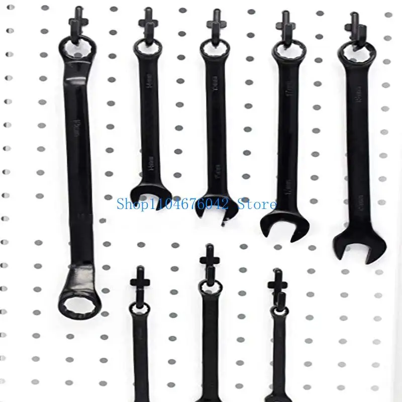 652F 50Pcs/100Pcs Plastic Pegboard J Hook Assortment Pegboard Wall Display Hook
