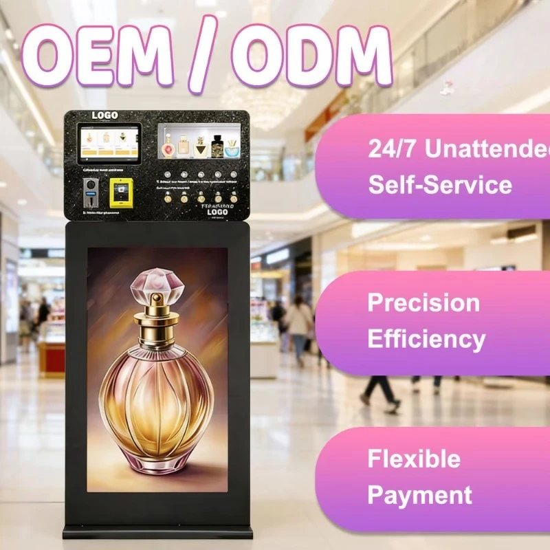 Smart AI Floor Standing Unmanned Perfume Vending Machine 24H Self Service Cashless Payment