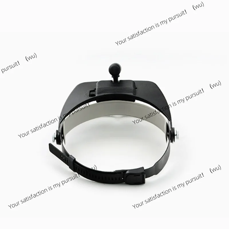 Elderly reading lighting head-mounted magnifying glass with led helmet magnifying glass 81001