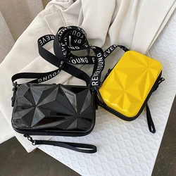 Mini Suitcase Crossbody Bag Women Clutch Small Pvc Shoulder Bag Suitcase Shape Mini Luggage Bag Makeup Women Clutch Box Organize