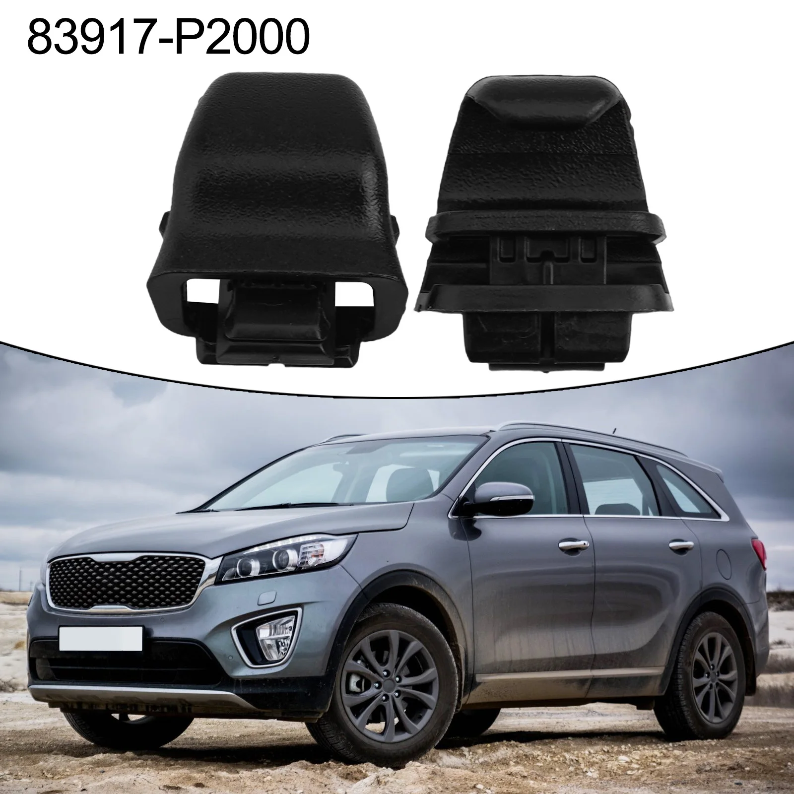 

Комплектующие для задней двери автомобиля: клипса для солнцезащитной шторки задней двери, прямая замена, номер детали 83917-P2000