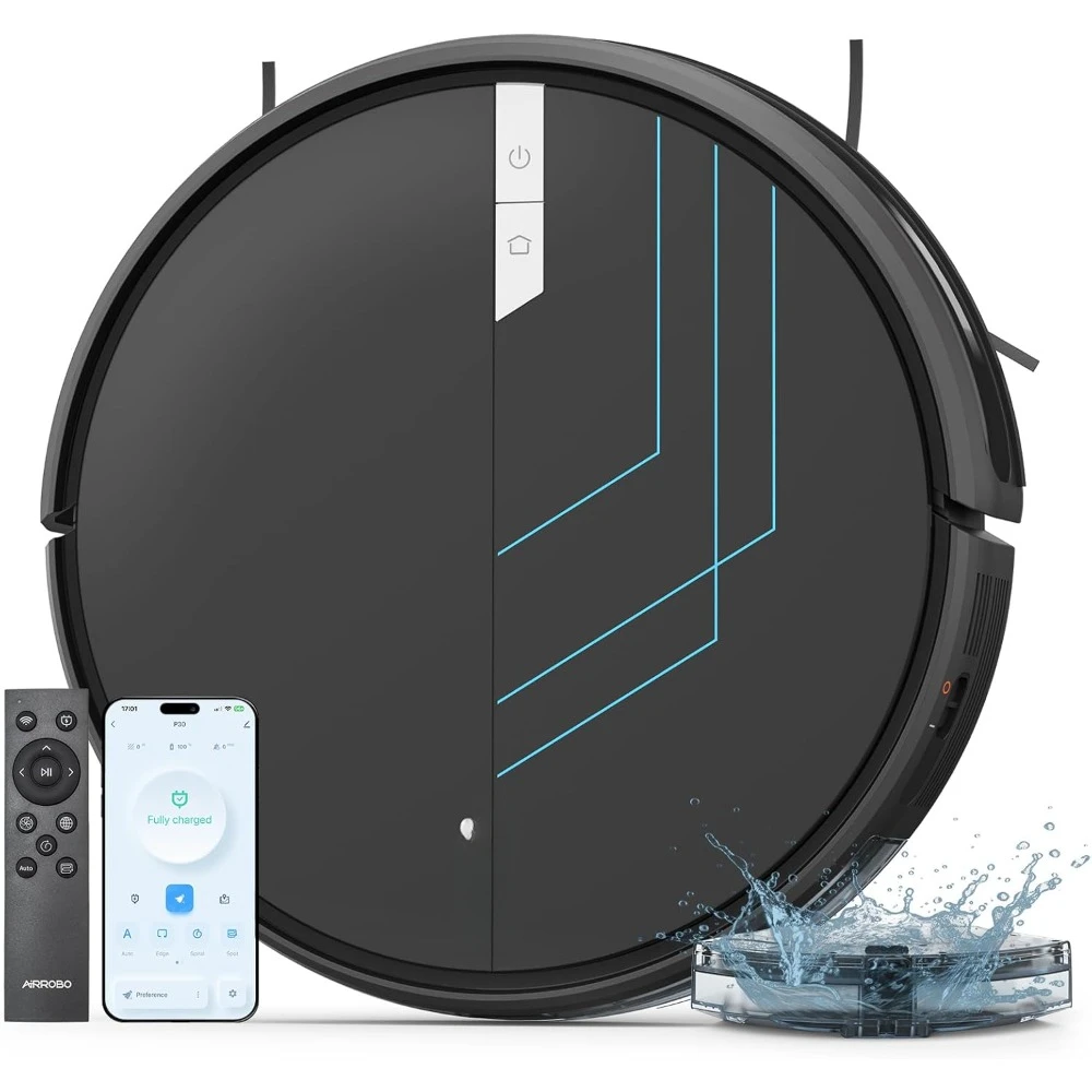 Commercial Washing Robots, 3000Pa Suction Power Wi-Fi/App/Alexa, Self-Charging Robotic Vacuum, Wash Robots, Robot Vacuum and Mop