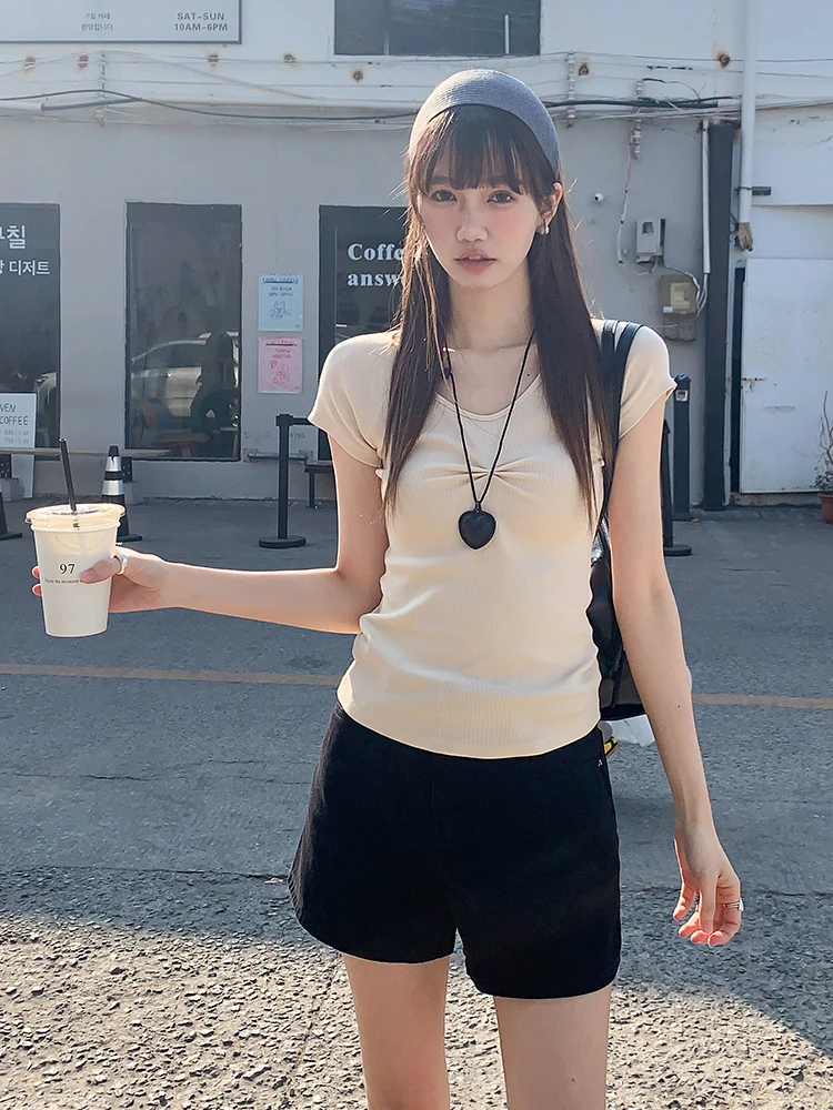 

Summer Women T Shirt T-Shirt Woman Clothes Tops Tshirt Female Crop Top Tees Y2k Para Mujer Ropa De Mujer Roupas Feminina Traf