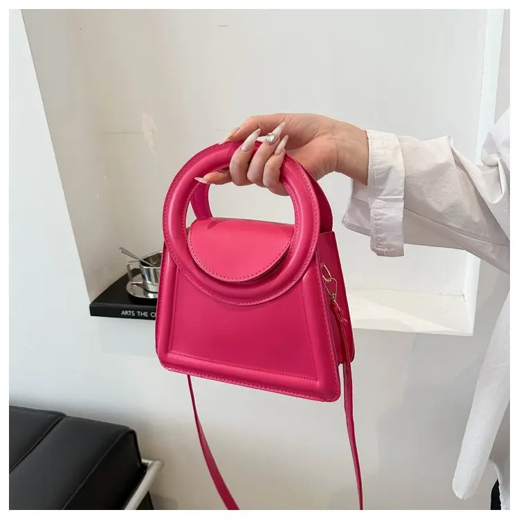 

2026 New Women's Stylish Square Bag, Minimalist Top Handle Adjustable Crossbody Purse, Versatile for Daily Use Bags for Women
