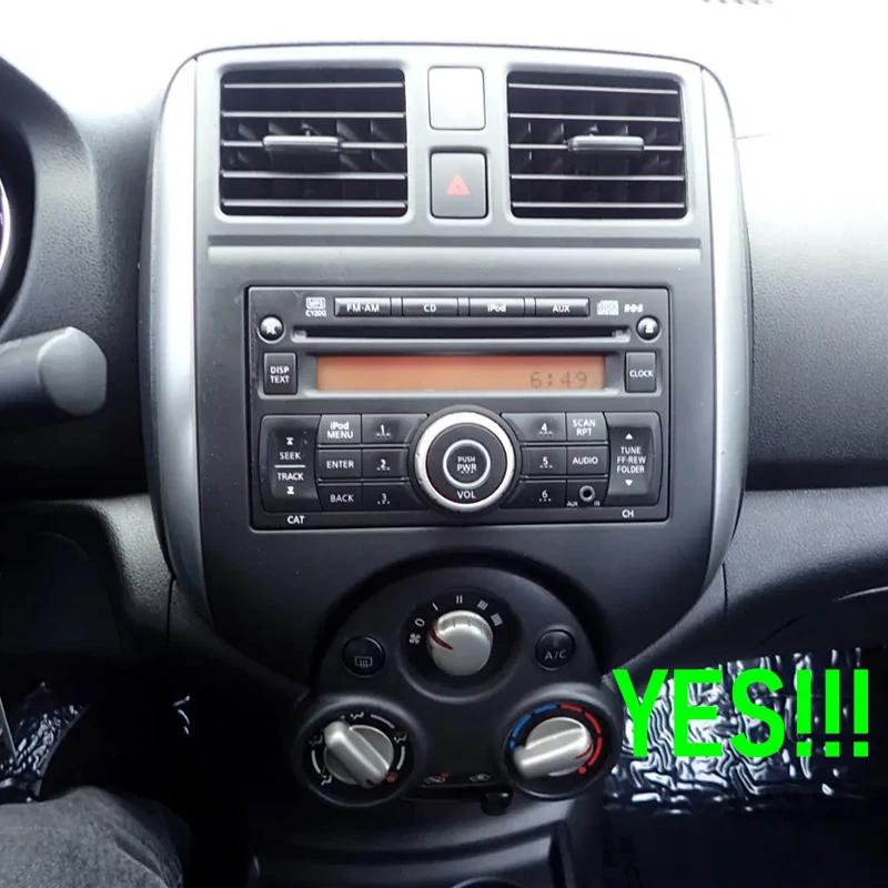 7'' For Nissan Versa 2007-2014 Car Radio BT Google Map Stereo Android 15 Auto Head Unit 2DIN GPS Navi CarPlay Wifi Rear Camera