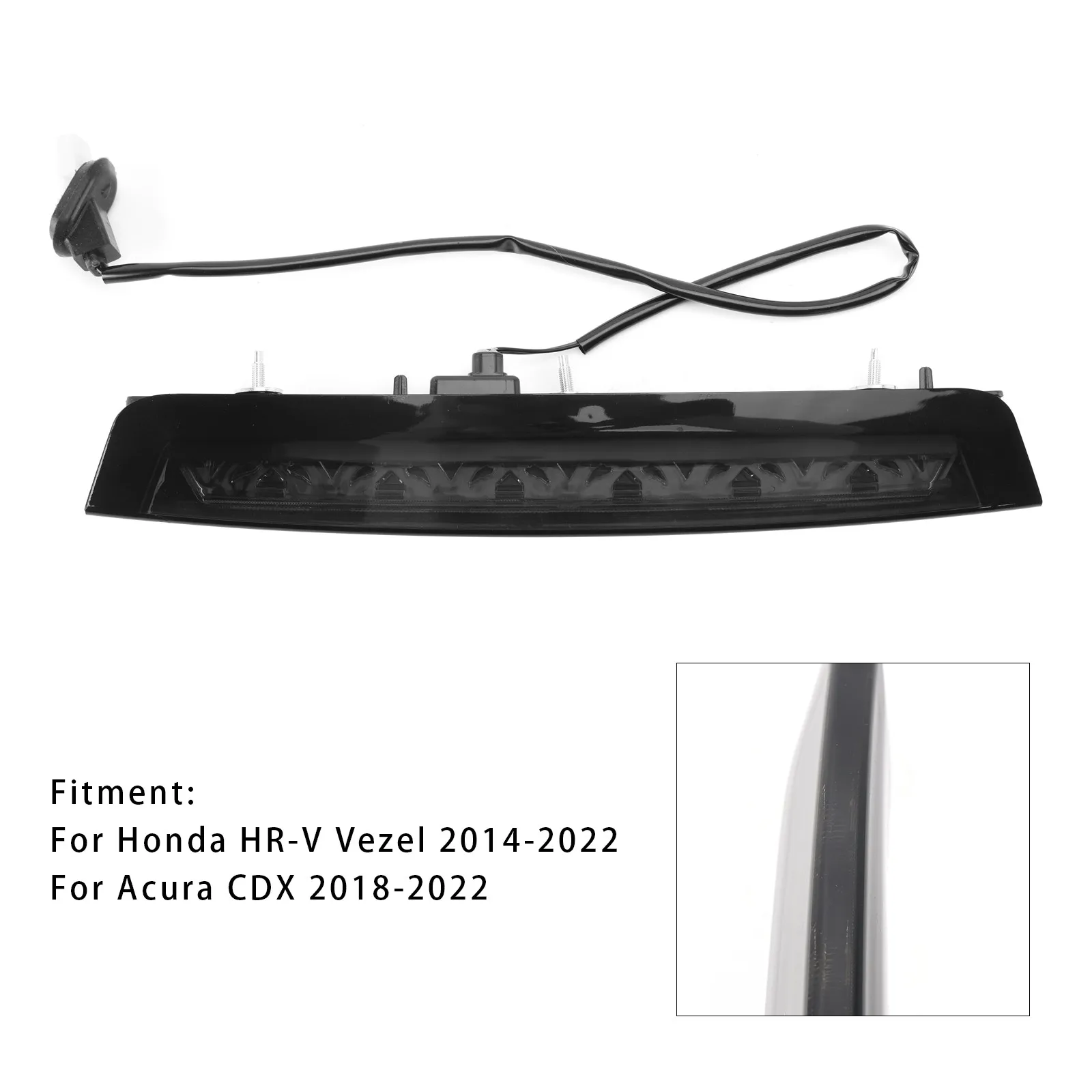 Car Rear High Level Mount Brake Light Third Centre Stop Lamp For Honda HR-V Vezel 2014-2022 Acura CDX 2018-2022 Auto Accessories