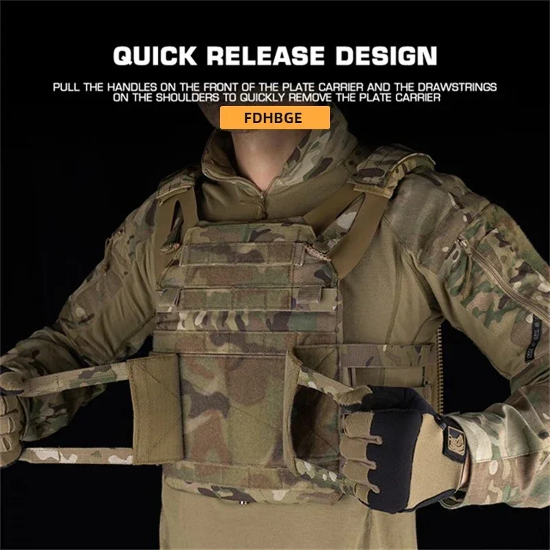 Tactical Vest Hunting CS Shooting Wargame Protective Adjustable Airsoft Combat Paintball Accessories Outdoor Sports Equipment