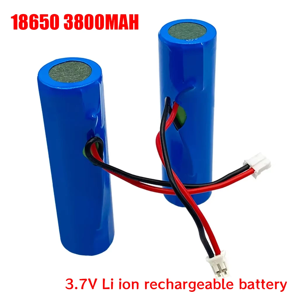 Batterie au lithium aste pour éclairage de secours, lumière LED de pêche, haut-parleur Bluetooth, ligne de bricolage, Eddie ion, 3.7 mAh, 18650 V, 3800