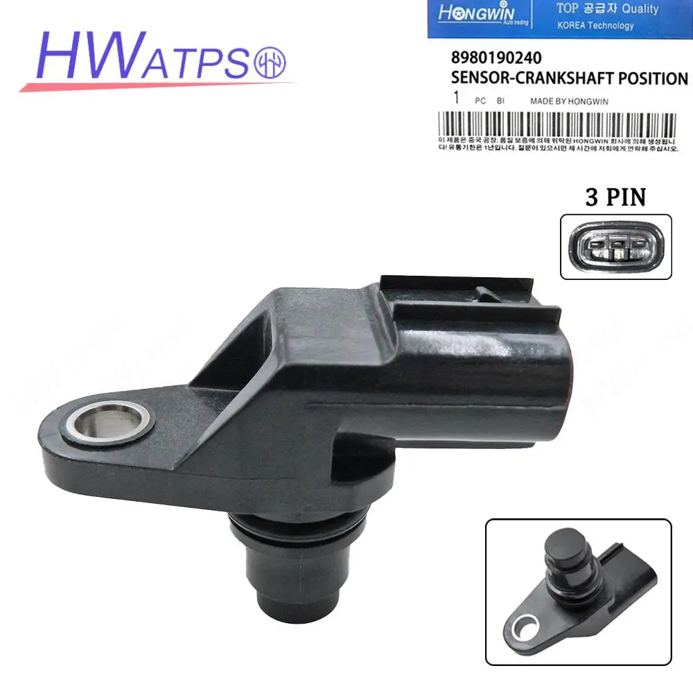 Camshaft Position Sensor Fits Isuzu 4HK1 Engine Hitachi ZX250LC-5B ZX250LCN-5B ZX290LC-5B ZX290LCN-5B 33220-58J11 8980190240