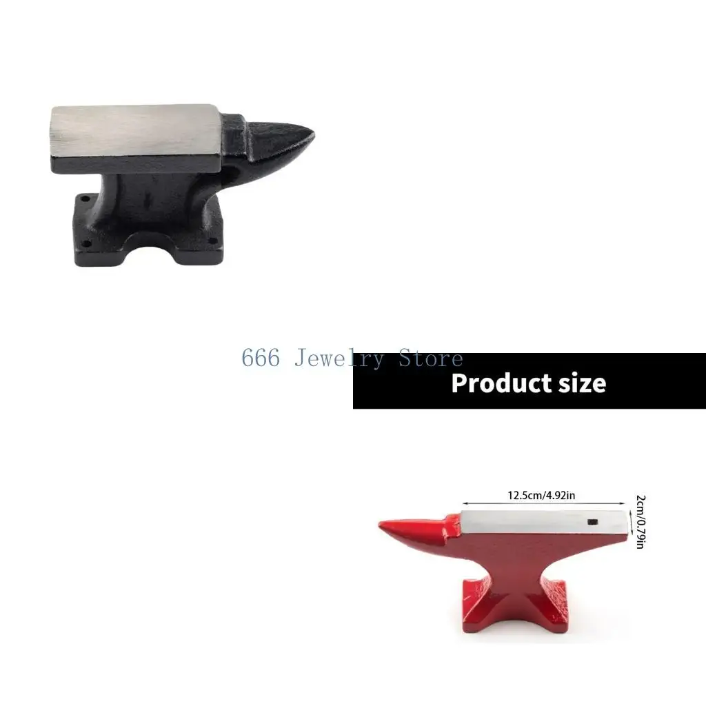 

F2TD Professional Single Round Horn Anvil for Metalworking Practical Metalworking Anvil Jewellery Making Manual Equipment