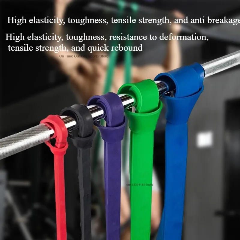 Workout Pilates Latex Resistance Band Exercise Elastic for Sport Strength Pull Up Assist Heavy Duty Fitness Equipment Tough Pull