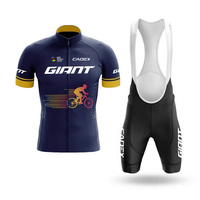 UCI team cycling jersey men's Giant short-sleeved cycling suit outdoor sports bike Maillot CADEX shirt