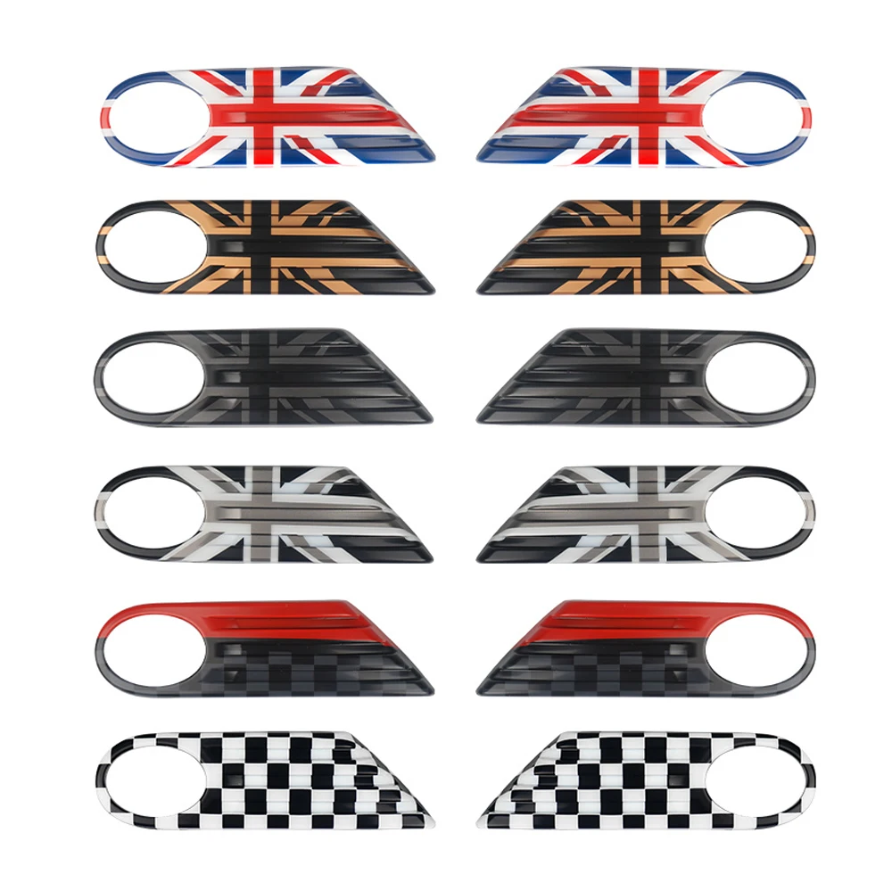 Union Jack Car Exterior Side Fender Cover Signal Light Decoration Case Sticker For Mini Cooper S JCW R55 R56 Clubman Accessories