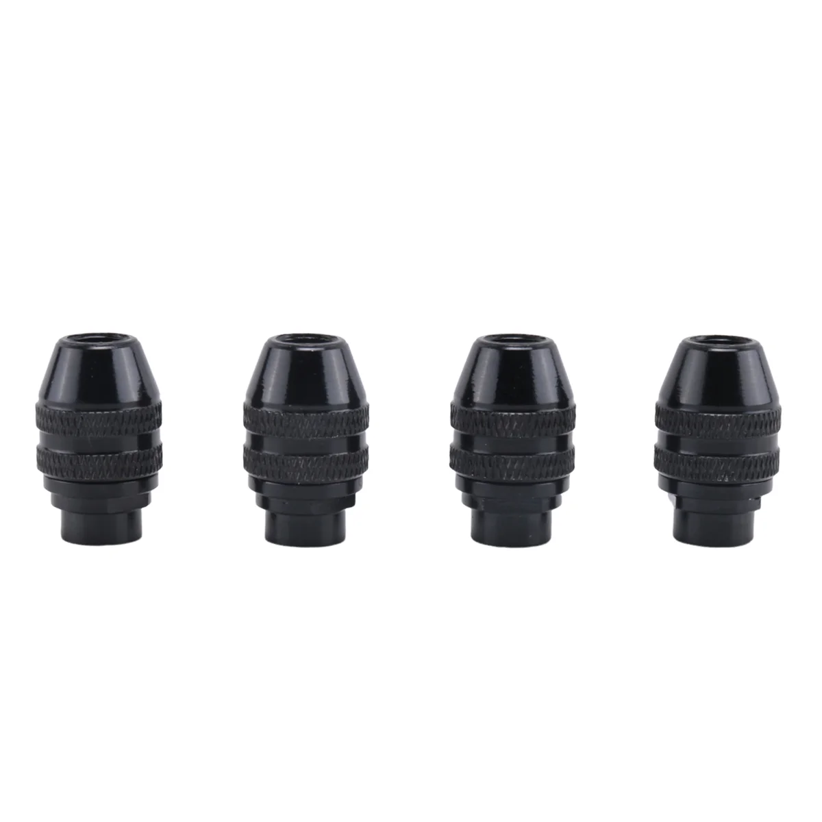 4 Pcs Quick Change Chuck Multifunction Universal Mini Keyless Drill Chuck for Dremel Electric Grinder Tool 0.4-3.2mm