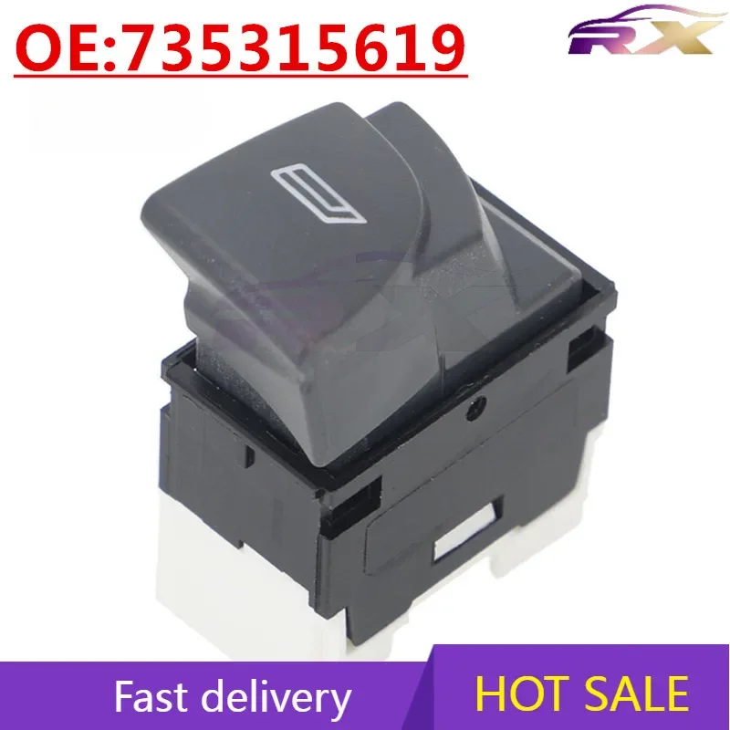 NEW:735315619 Suitable For Fiat Auto Parts Power Window Right Switch Glass Lift Right Switch