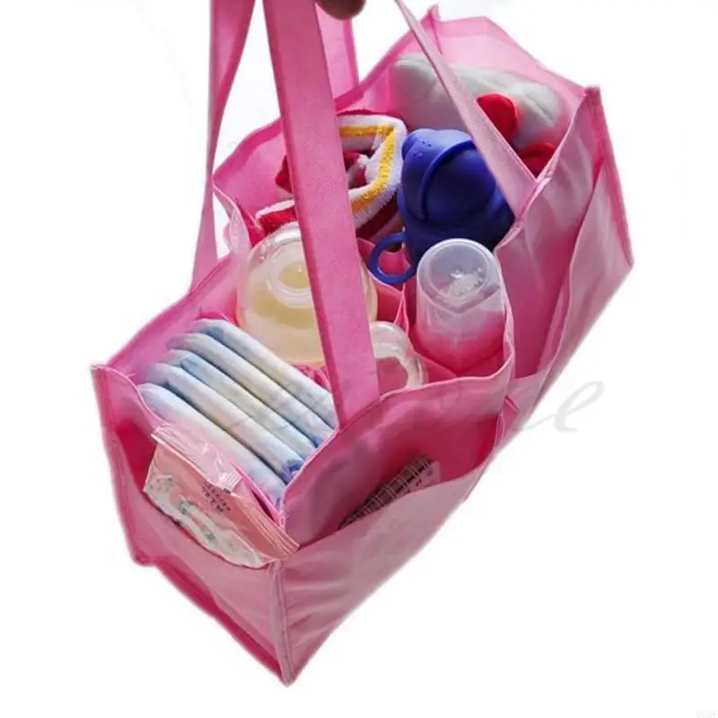 

95AE Multifunctional Baby Diaper Bag Reusable Waterproof Wet/Dry Cloth Bag Fashion Mommy StorageTravel Nappy Bag