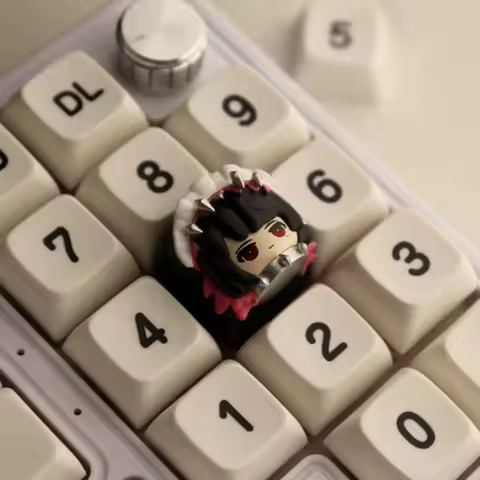 Ellen Joe Artisan Keycap Custom Cute Girl Resin Keyboard Cap Cherry MX ESC Handmade Anime KeyCap for Mechanical Keyboard Gift