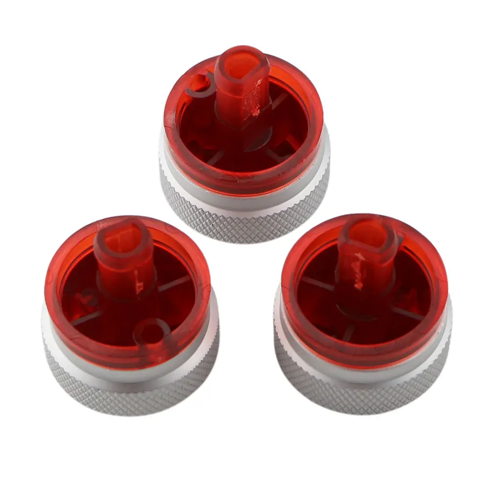 3Pcs/Set Car AC Panel Knob for Peugeot 206 207 2005 - 2011 for Citroen C2 AC Heat Control Knobs Switch Sticker Accessories
