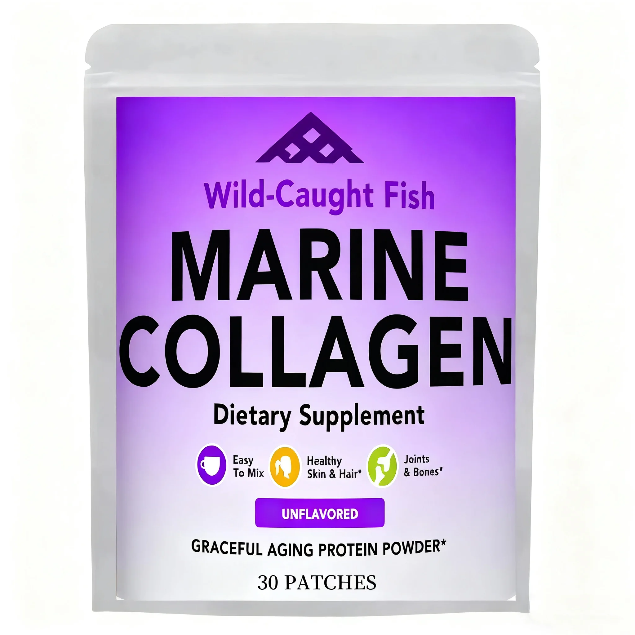 

30 пластырей морских коллагеновых трансмиссиональных пластырей с гиалуроновой кислотой и витамином С для женщин и мужчин