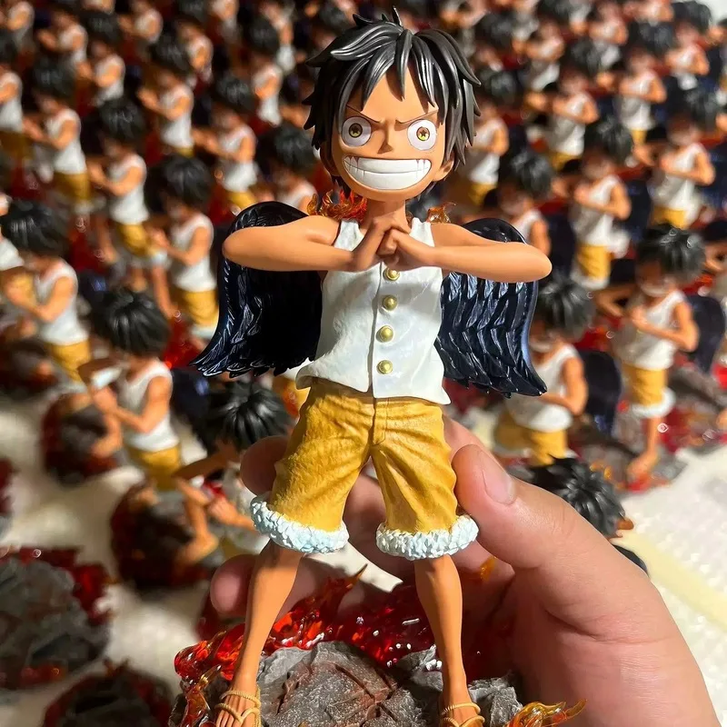 Figura de Anime nuevo de una pieza, figura de Luffy infantil, colección de figuras Seraphim Luffy, modelo de estatua, muñecas, decoración de escritorio, juguetes de regalo