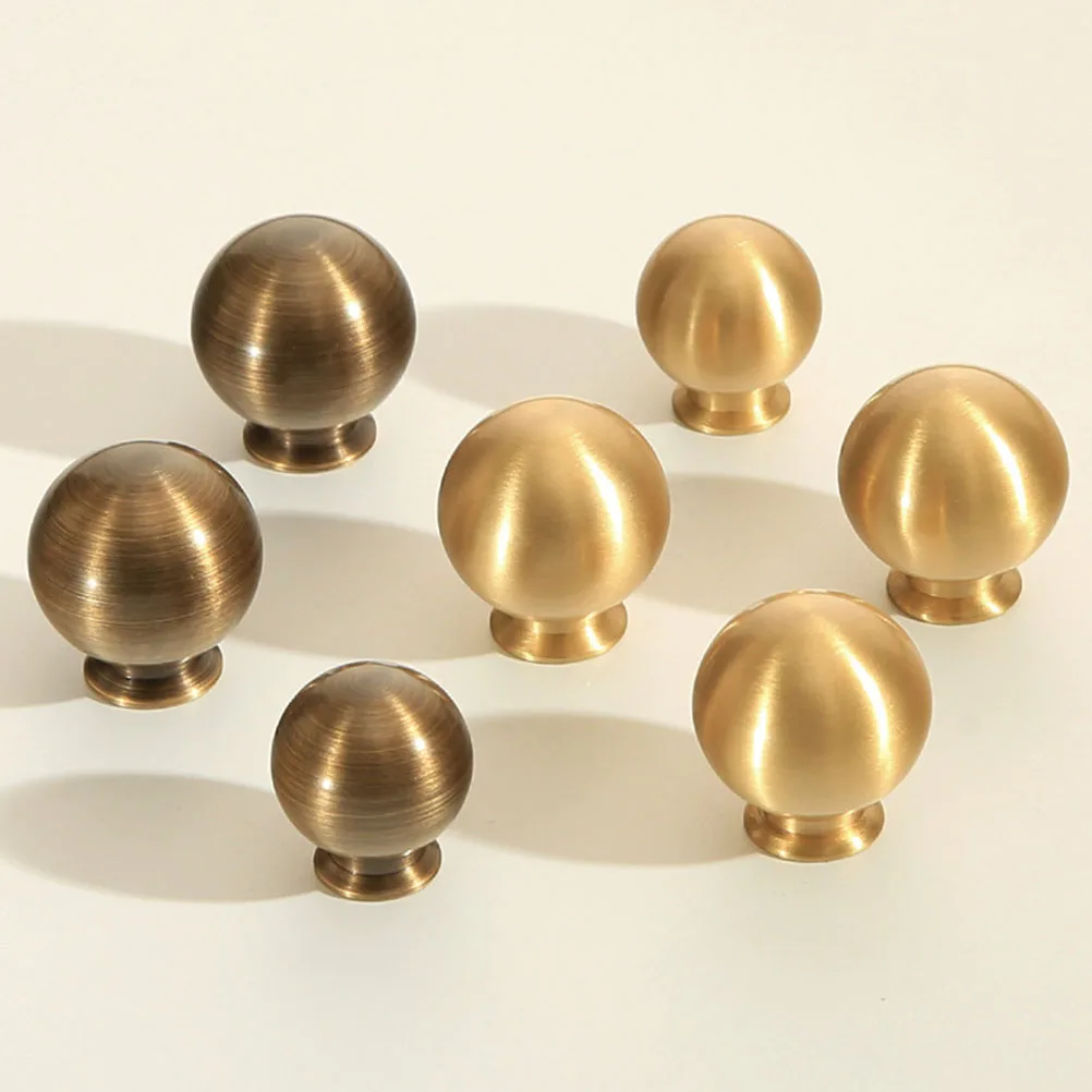 

2 Pcs Brass Handle Schrankgriffe Vintage Schubladengriffe Retro Handles for Cabinets Drawers Copper Pulls