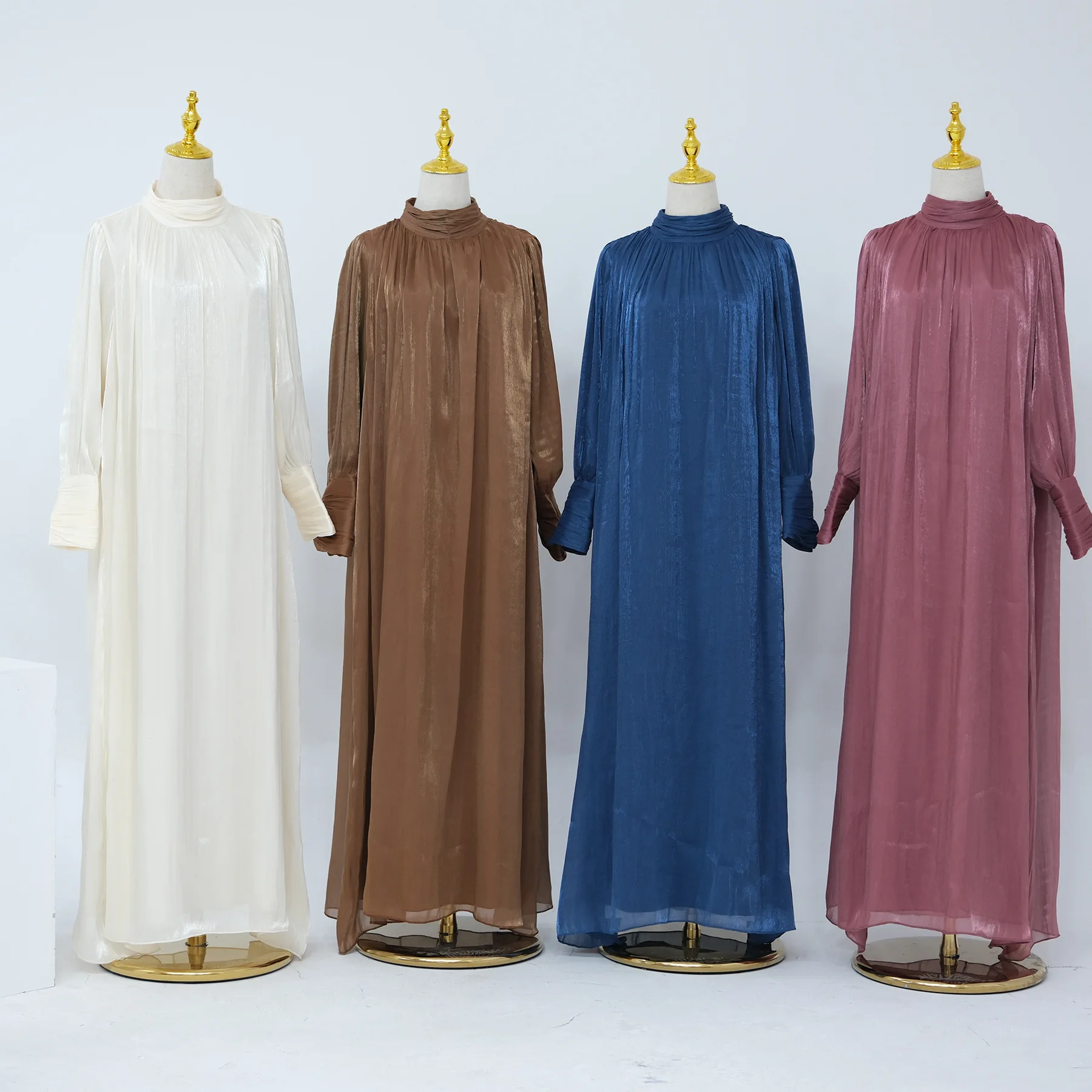 Eid Abaya 원피스 이슬람 패션 럭셔리 여름 일반 Abayas 두바이 아랍어 이브닝 드레스, 이슬람 카프탄 로브